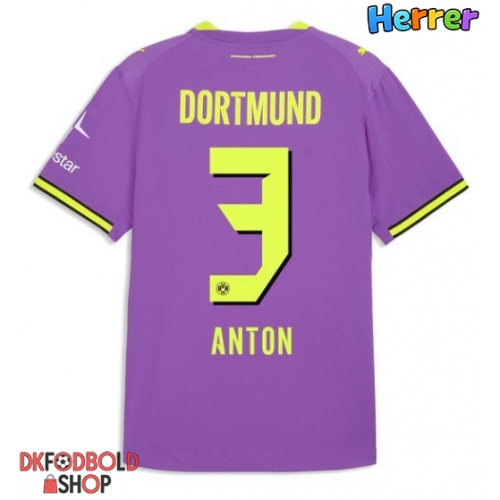 Borussia Dortmund Waldemar Anton #3 Tredje trøje 2026-27 Kort ærmer